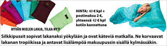 Osta silkkipussi - lue tilausohjeet!